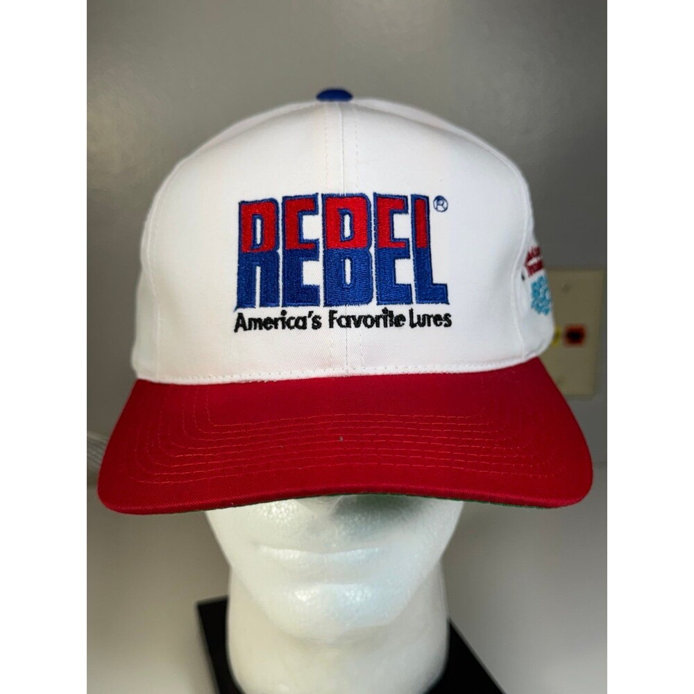 Vintage Rebel Fishing Lures Hat "America's Favorite Lures" Snapback Hat